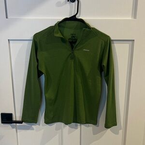 Patagonia Olive Green Half-Zip Top